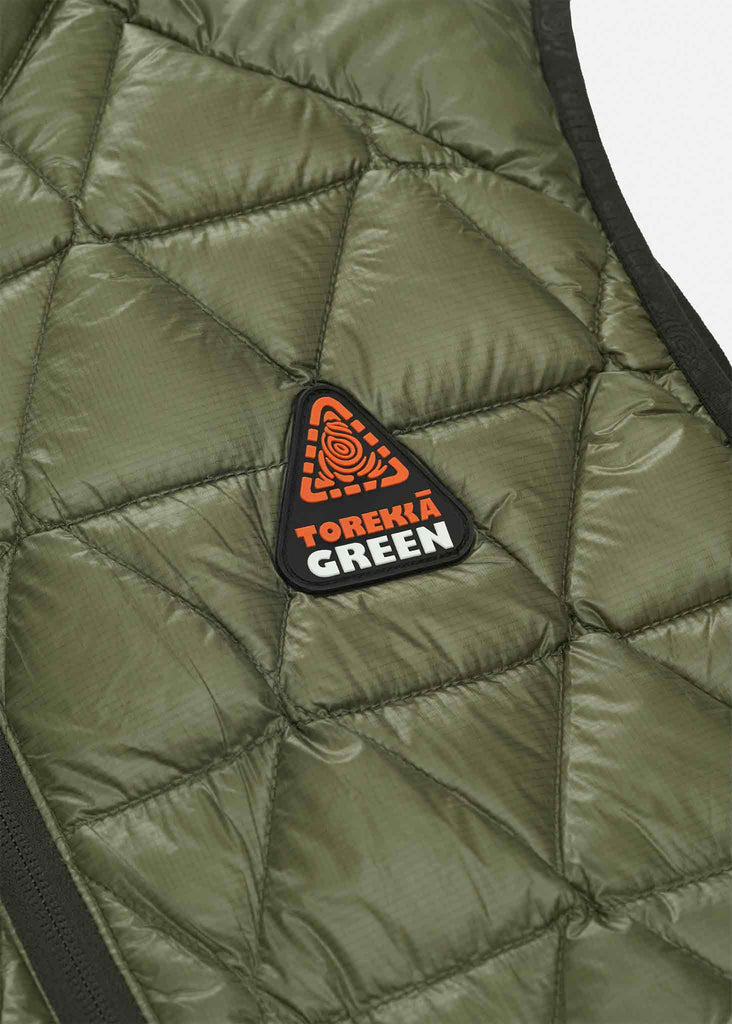 U QUILTED DOWN GILET - Torekkā Green
