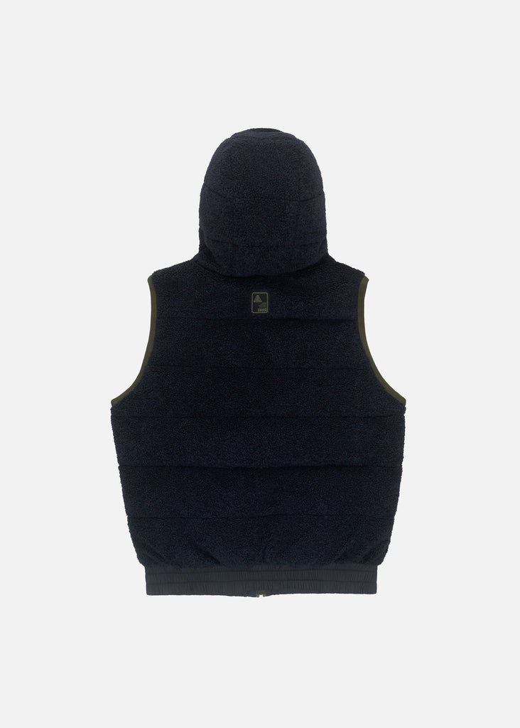 CURLY HOODY DOWN GILET - Torekkā Green